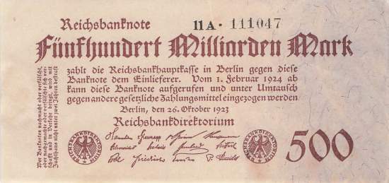 500 Milliarden Mark ro.124d A